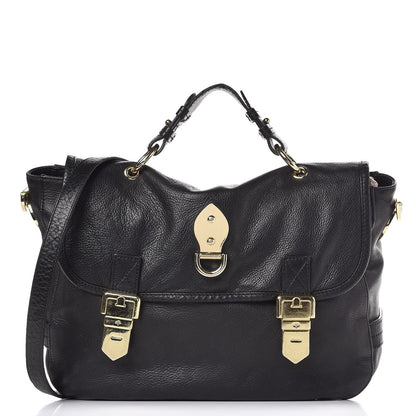 Mulberry Soft Grain Calfskin Tillie Satchel Black 1 of 10