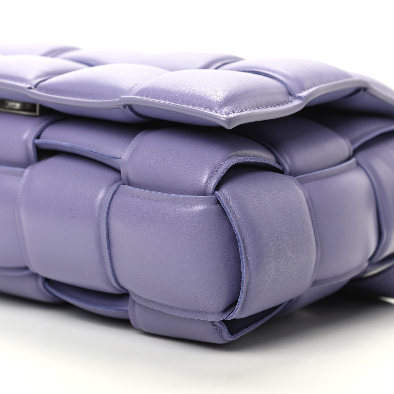 Bottega Veneta Nappa Maxi Intreccio Padded Cassette Crossbody Bag Lavender 8 of 8
