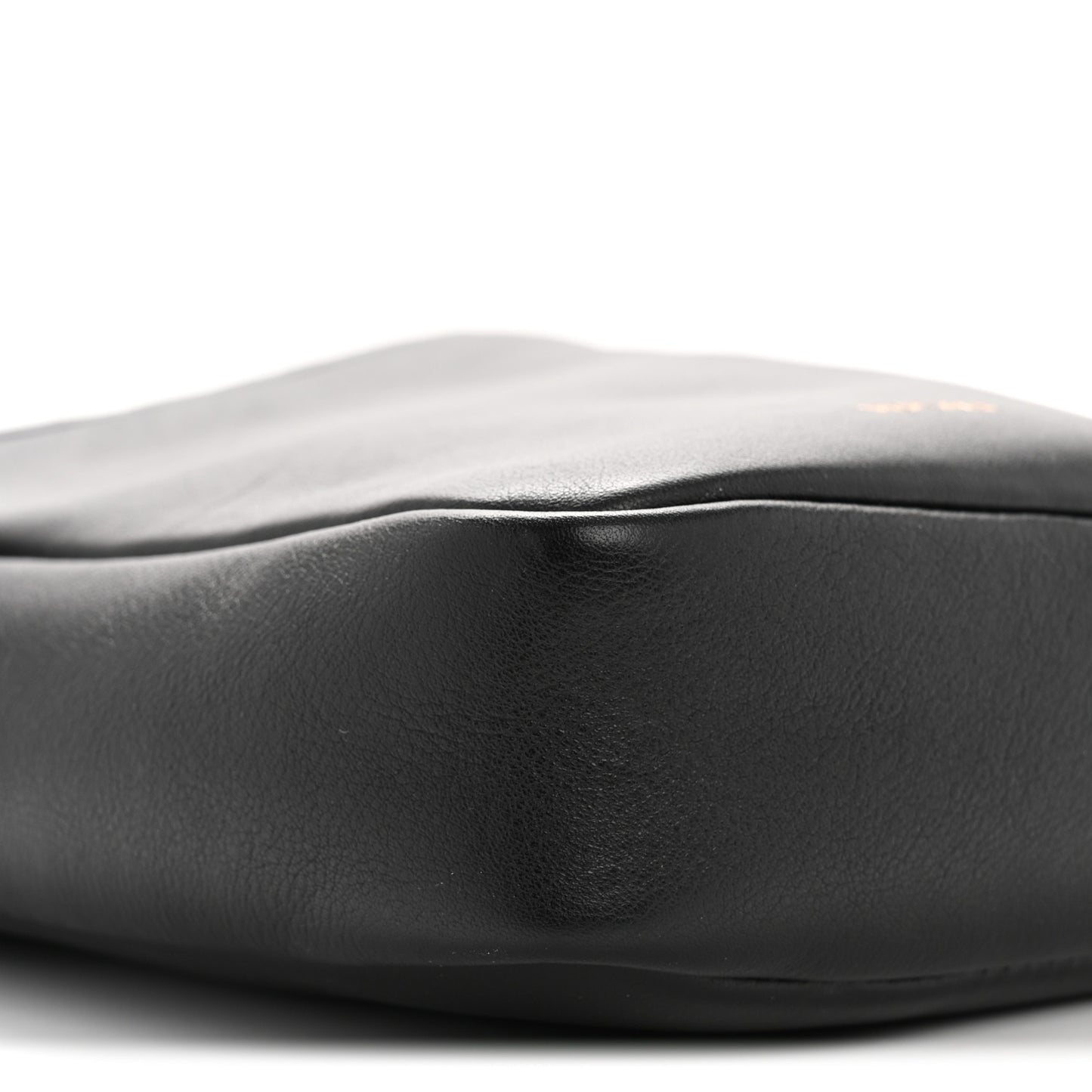 Calfskin Baroque Logo Messenger Bag Black