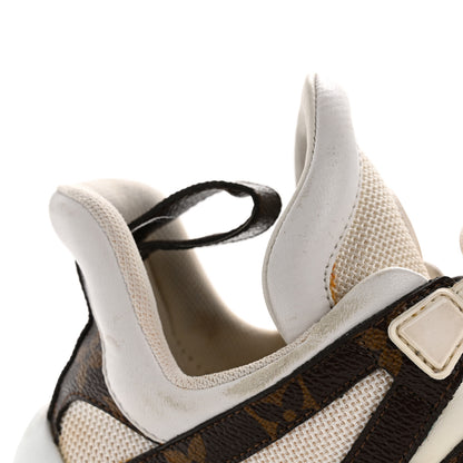 Louis Vuitton Patent Monogram LV Archlight Sneakers 37 White 12 of 15