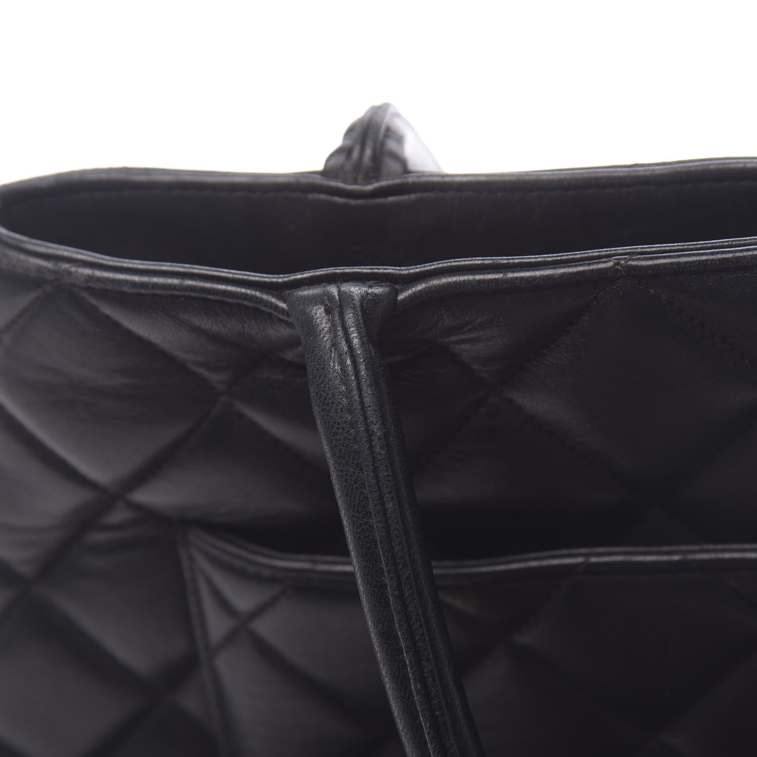 Chanel Lambskin Quilted Medallion Tote Black 9 of 18