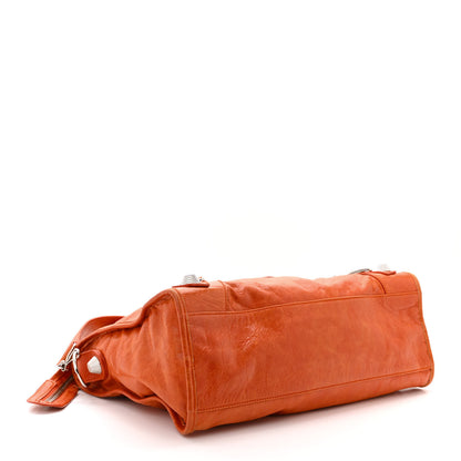 Balenciaga Agneau Giant 21 Silver Hardware City Mandarine 5 of 13