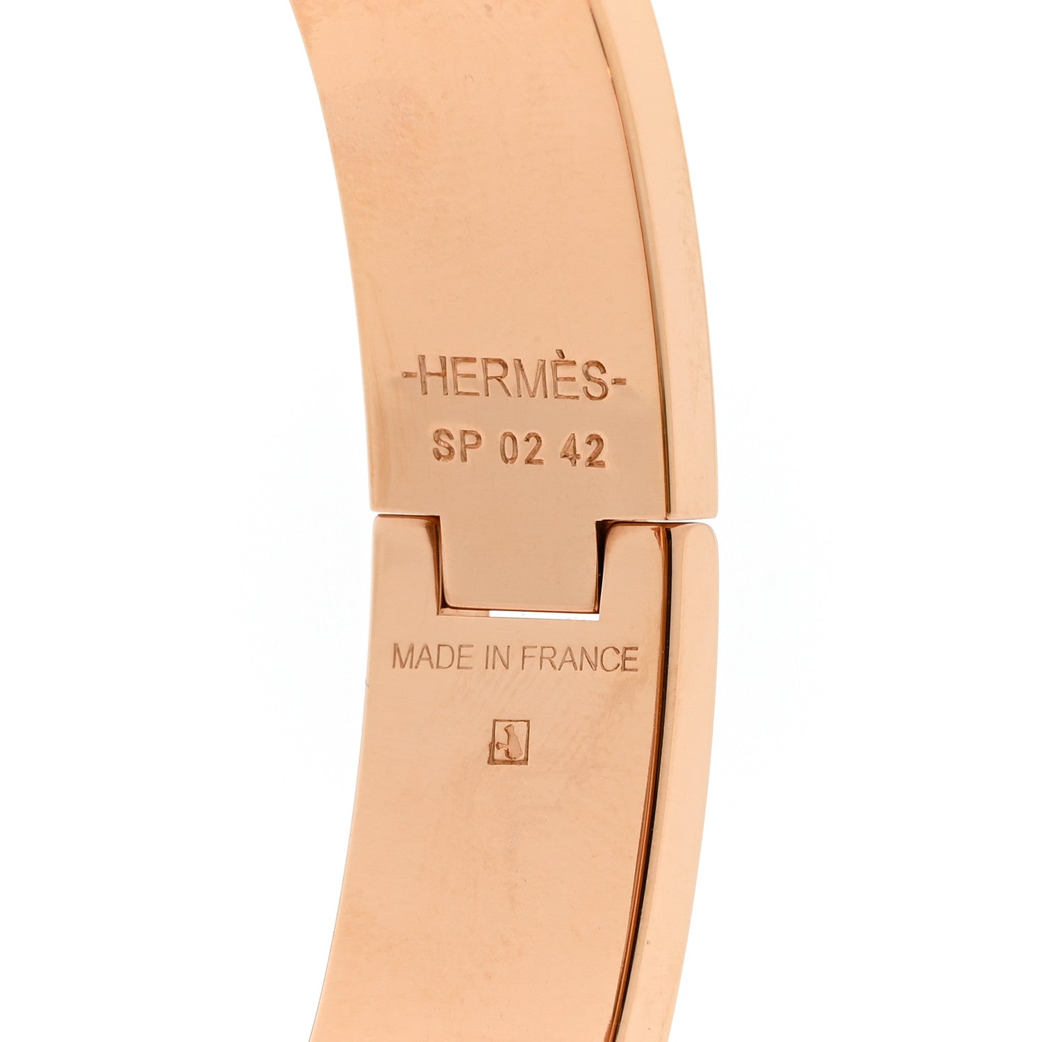 Hermes Enamel Narrow Clic Clac H Bracelet PM Creme 4 of 6