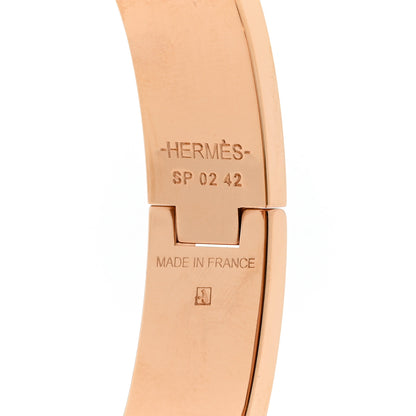 Hermes Enamel Narrow Clic Clac H Bracelet PM Creme 4 of 6