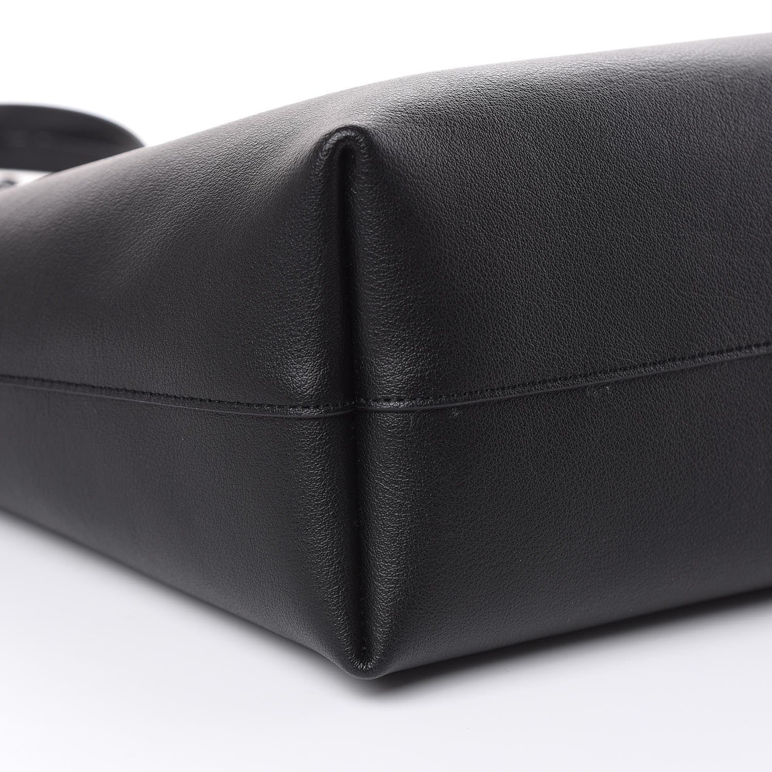 Saint Laurent Calfskin Large Shopping Tote Black 7 of 10