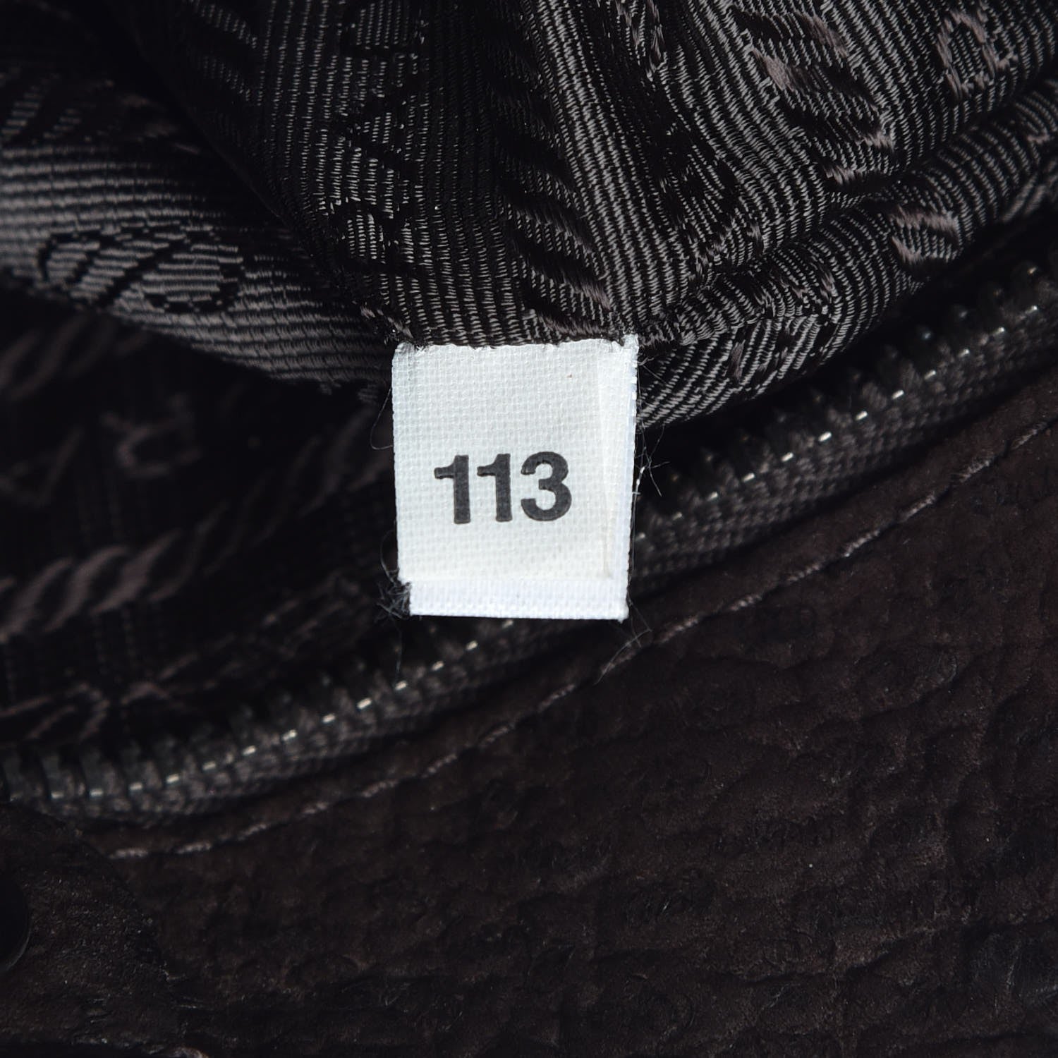 Prada Suede Bow Tote Dark Brown 7 of 9