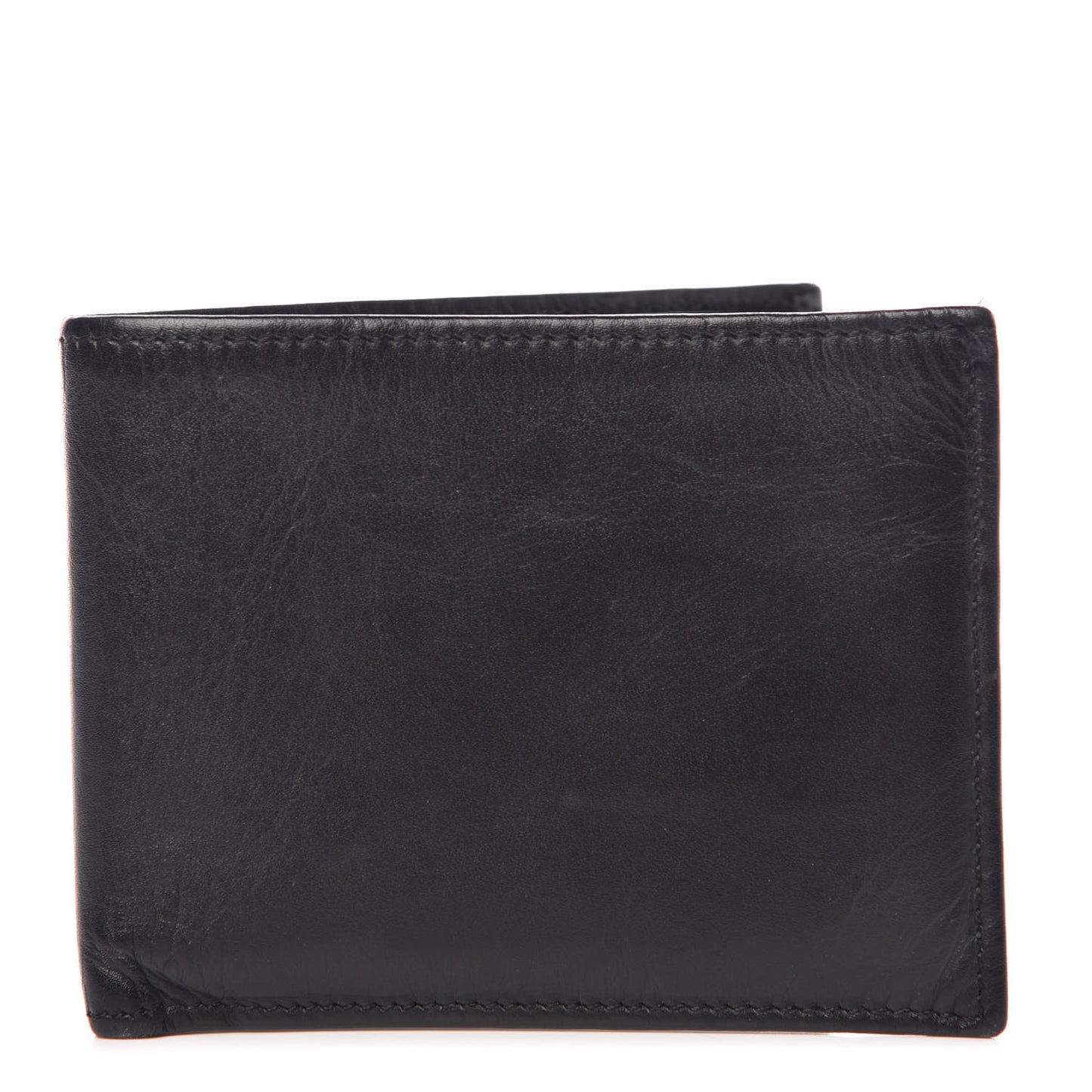 Calfskin Bi-Fold Wallet Black