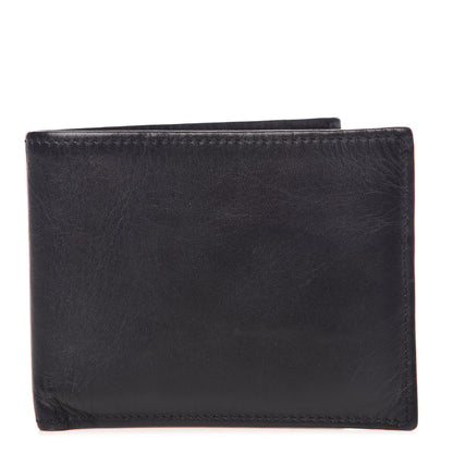 Burberry Calfskin Bi-Fold Wallet Black 1 of 9