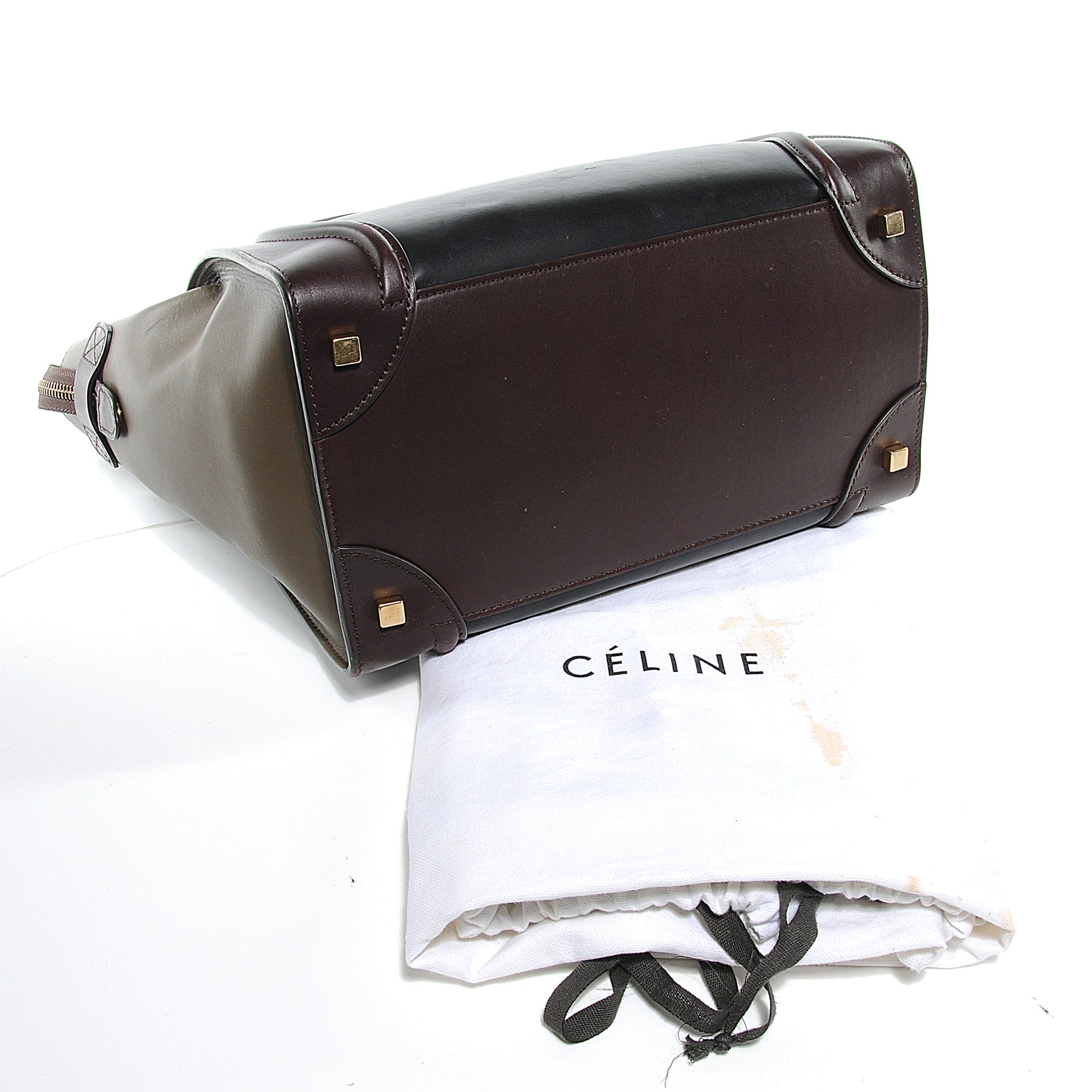 Celine Smooth Calfskin Mini Tri-Color Luggage 9 of 9