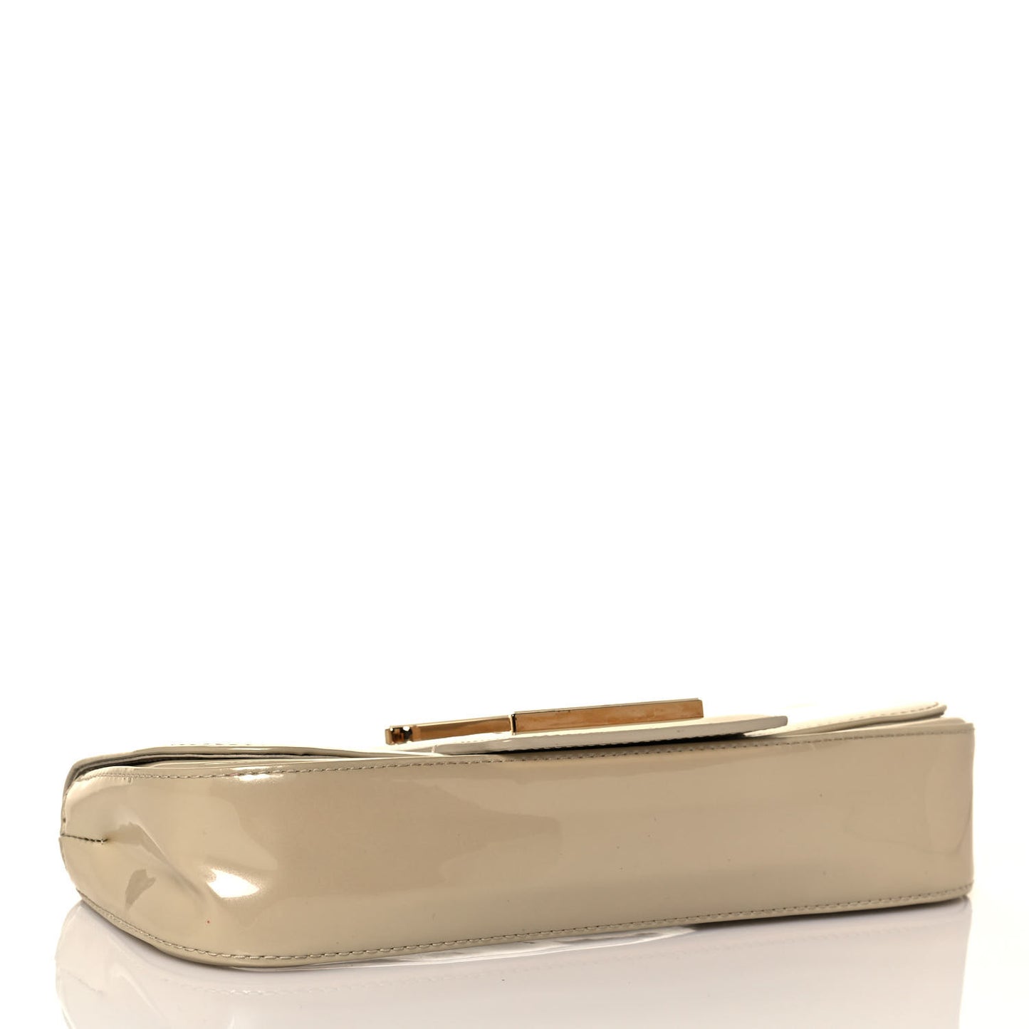 Patent Sobe Clutch Blanc Corail