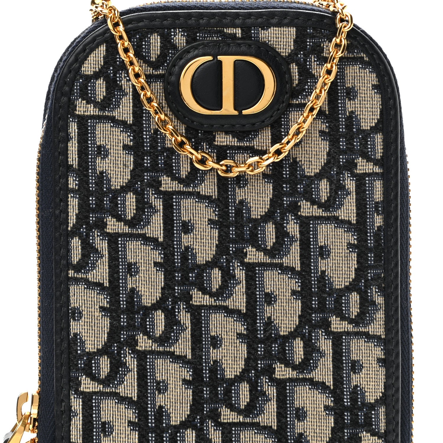 Christian Dior Oblique 30 Montaigne Phone Holder Blue 7 of 9