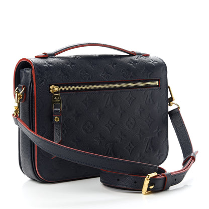 Louis Vuitton Empreinte Pochette Metis Marine Rouge 3 of 11