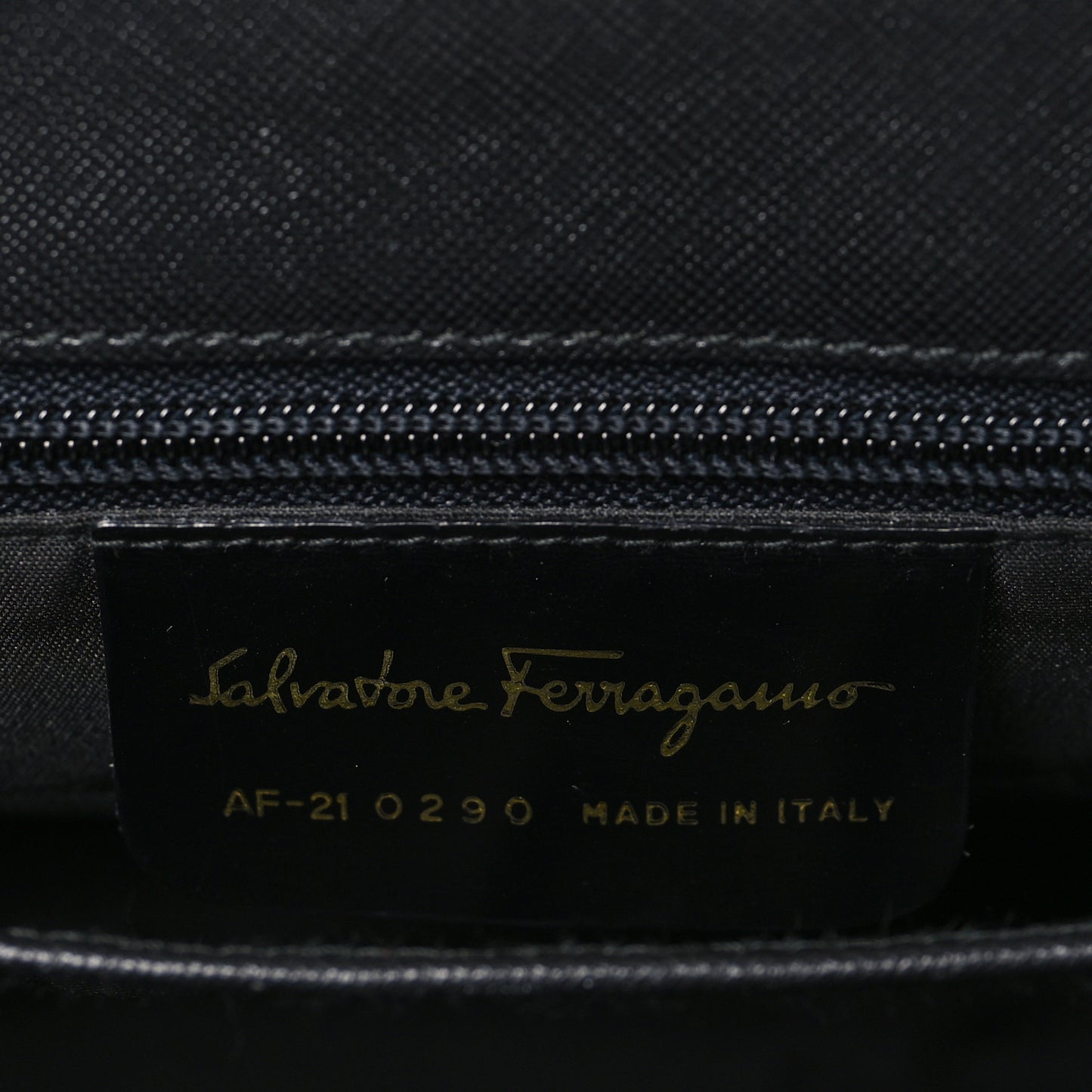 Hammered Calfskin Top Handle Bag Black