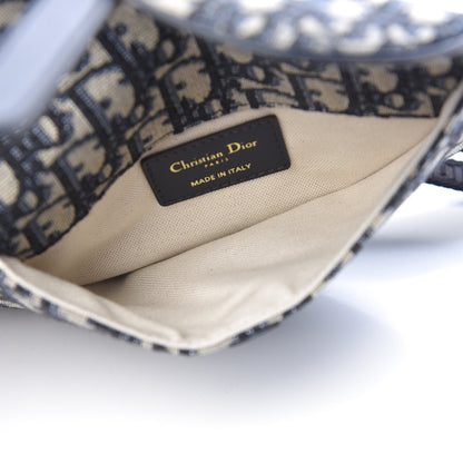 Christian Dior Oblique Saddle Belt Bag Blue 5 of 10
