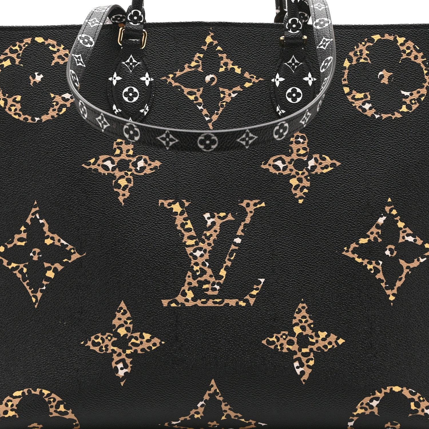 Louis Vuitton Monogram Giant Jungle Onthego GM Black 8 of 10