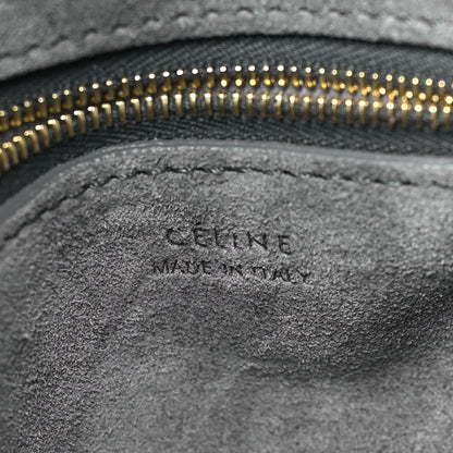 Celine Soft Grained Calfskin Small Sangle Bucket Bag Kohl 6 of 8