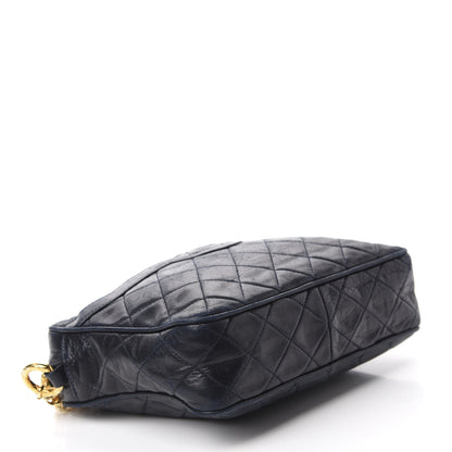 Chanel Lambskin Quilted CC Tassel Camera Case Navy 4 of 11