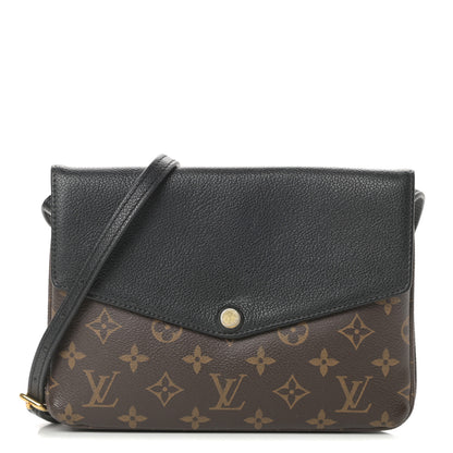 Louis Vuitton Monogram Twice Pochette Black 1 of 19