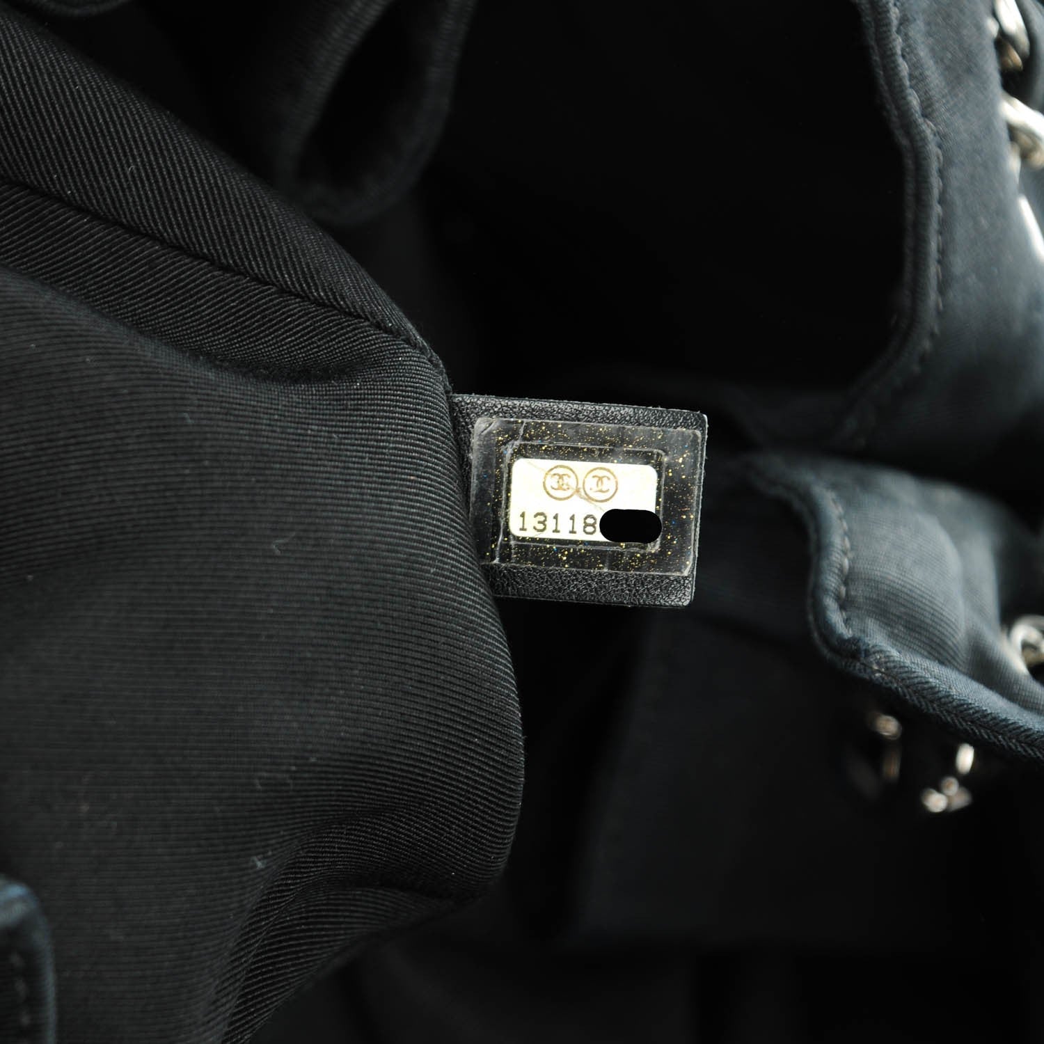 Chanel Vinyl Large Stretch Spirit Cabas Black 7 of 8