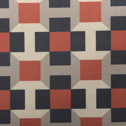 Hermes Canvas Pavage Outdoor Cushion Pillow Corail 3 of 5