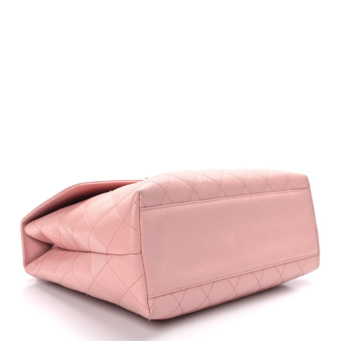 Caviar Quilted Jumbo Kelly Flap Pink