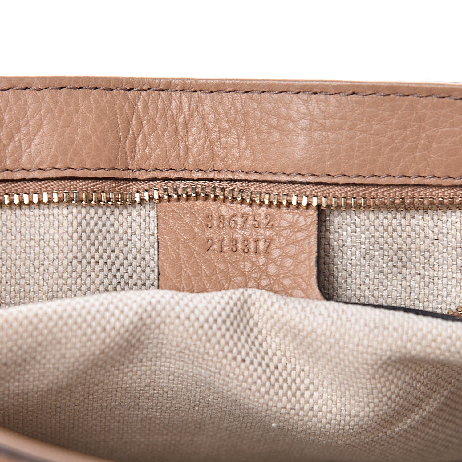 Gucci Pebbled Calfskin Medium Soho Flap Crossbody Camelia 7 of 20
