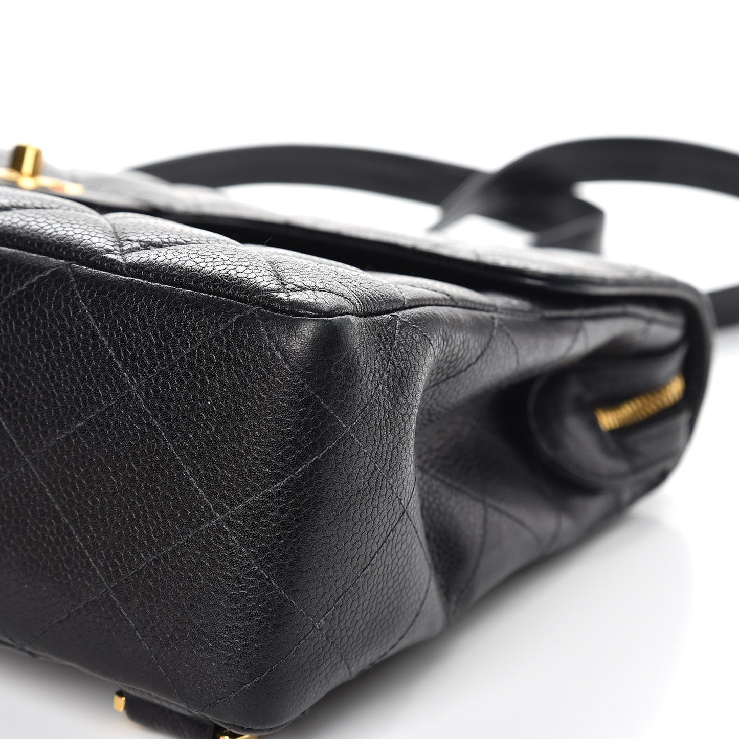 Caviar Quilted Backpack Black
