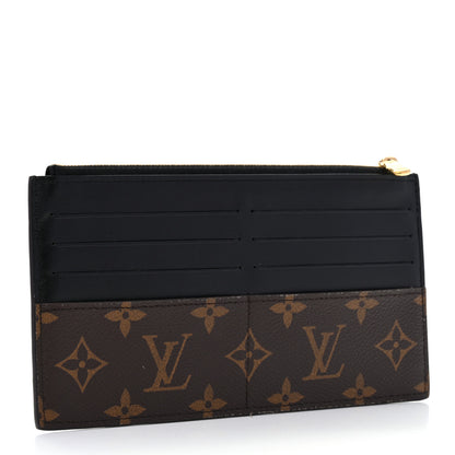 Louis Vuitton Monogram Slim Purse Black 3 of 8