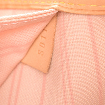 Louis Vuitton Damier Azur Neo Neverfull MM Rose Ballerine 9 of 9