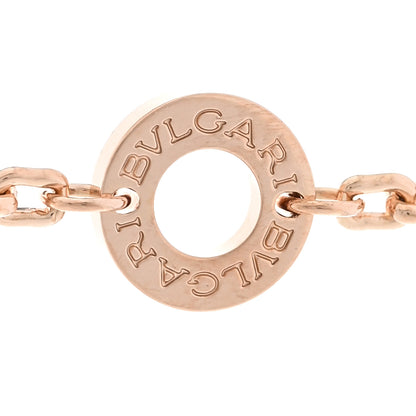 Bulgari 18K Rose Gold Black Ceramic B.Zero1 Rock Pendant Necklace 4 of 6