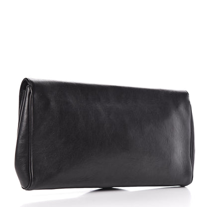 Gucci Calfskin Ribot Horse-Heads Clutch Black 3 of 18