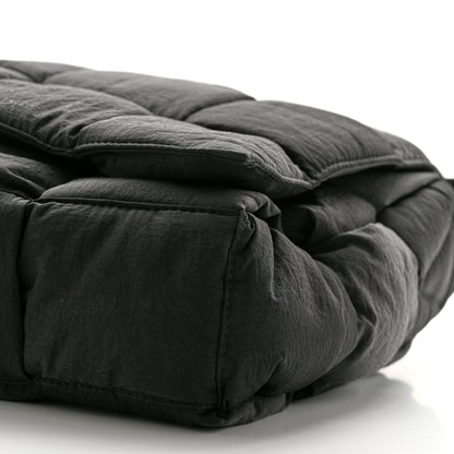 Bottega Veneta Nylon Intrecciato Padded Tech Maxi Cassette Bag Black 10 of 10