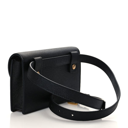 Christian Dior Grained Calfskin Saddle Belt Bag Black 3 of 10