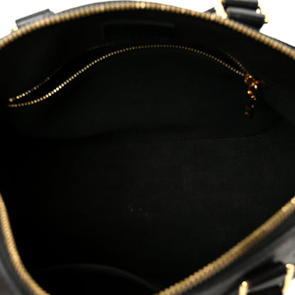Louis Vuitton Empreinte Monogram Giant Speedy Bandouliere 25 Black 5 of 9