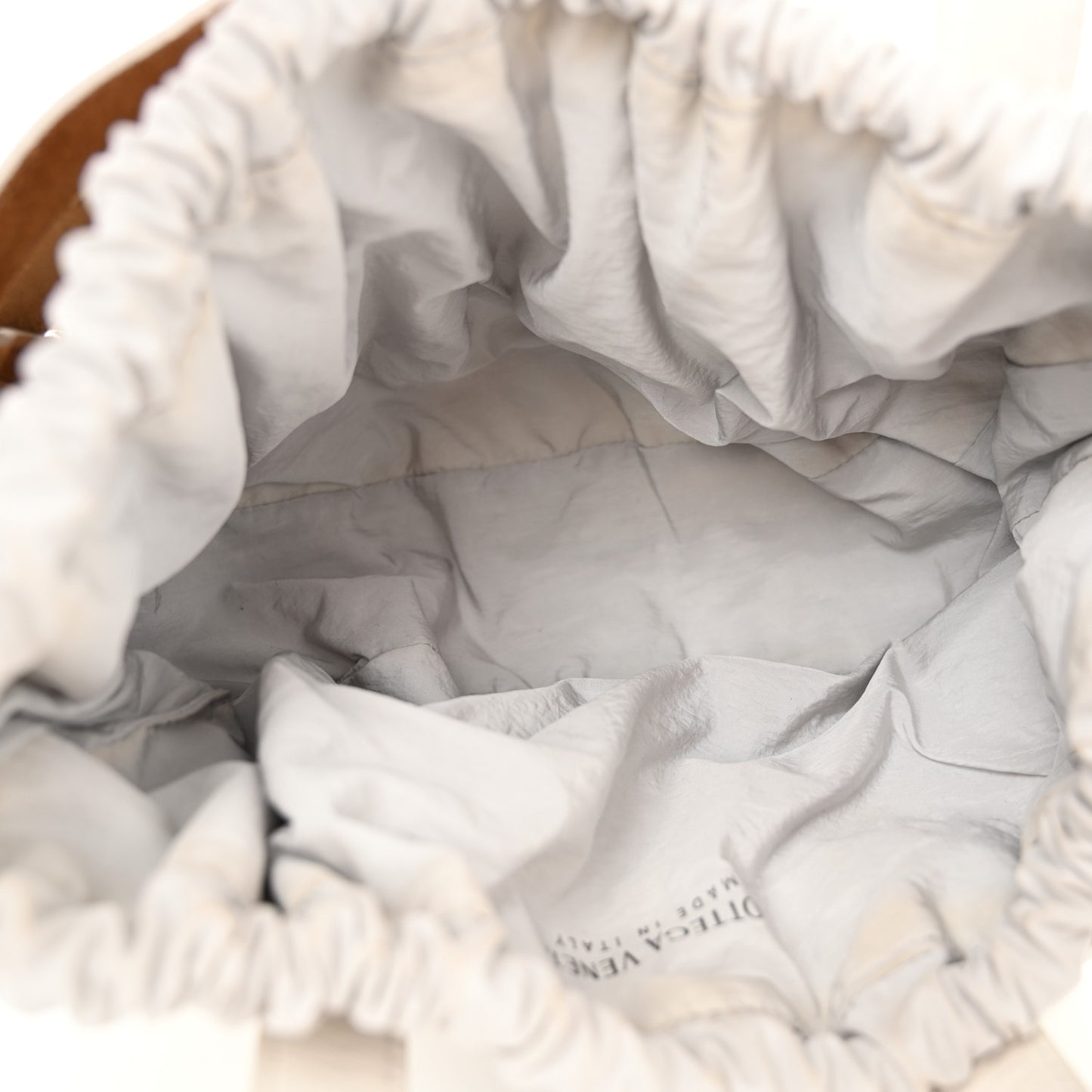 French Calfskin Small Shell White Frost