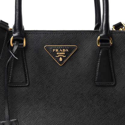 Prada Saffiano Small Galleria Double Zip Tote Black 13 of 13