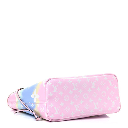 Louis Vuitton Monogram Escale Neverfull MM Pastel 3 of 4