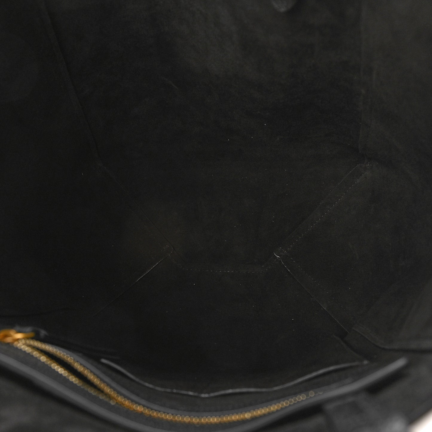 Soft Grained Calfskin Small Belt Cabas Phantom Black