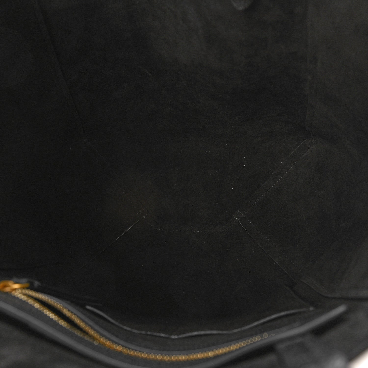 Celine Soft Grained Calfskin Small Belt Cabas Phantom Black 5 of 8