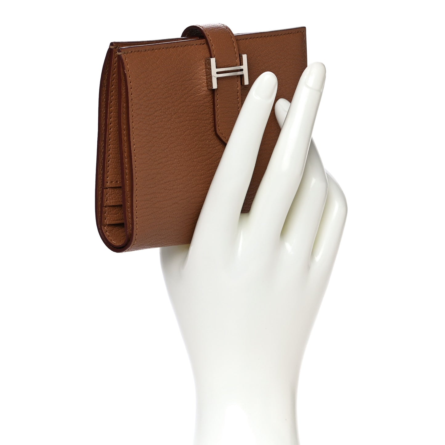 Chevre Mysore Bearn Compact Wallet Quebracho