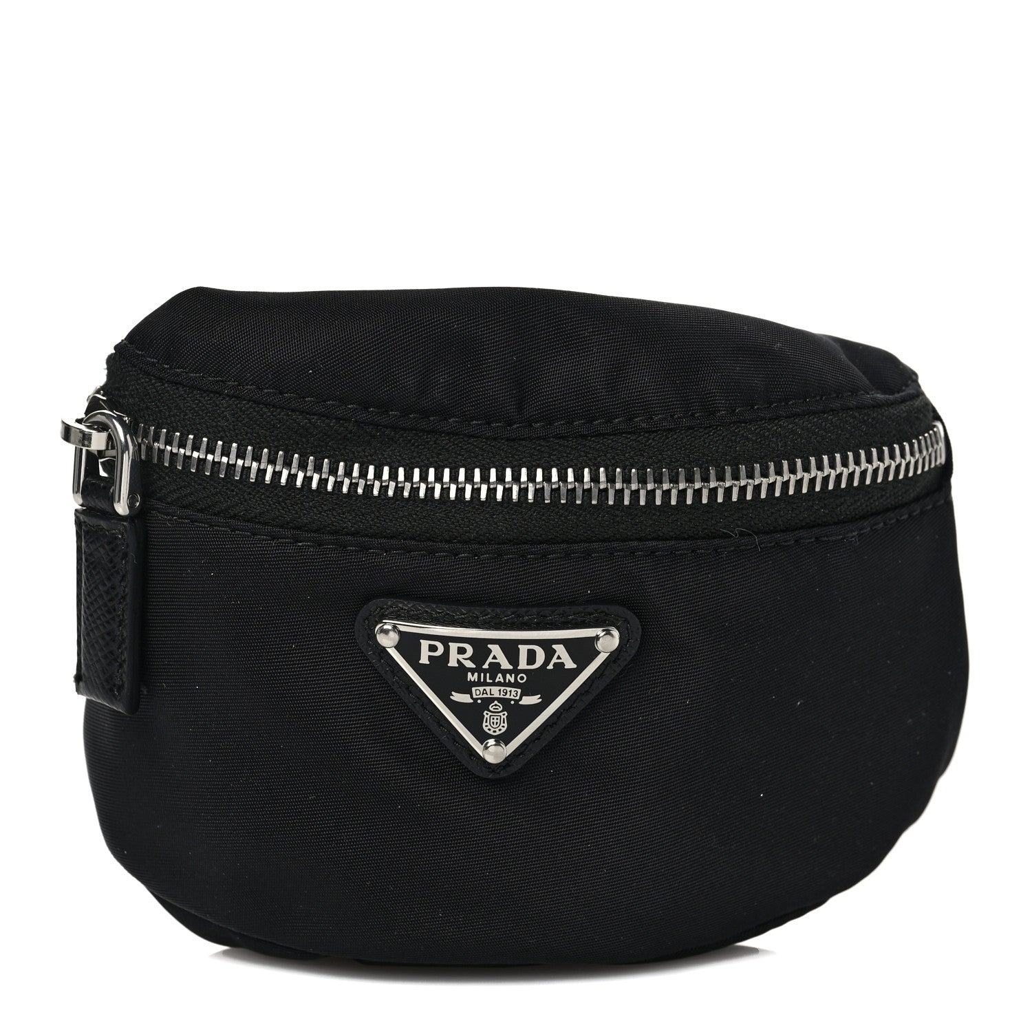 Prada Tessuto Nylon Wrist Pouch Black 1 of 9