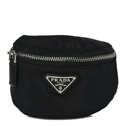 Prada Tessuto Nylon Wrist Pouch Black 1 of 9