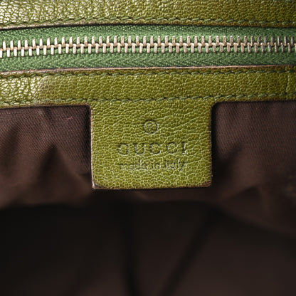 Gucci Calfskin Enamel Blondie Hobo Green 6 of 15