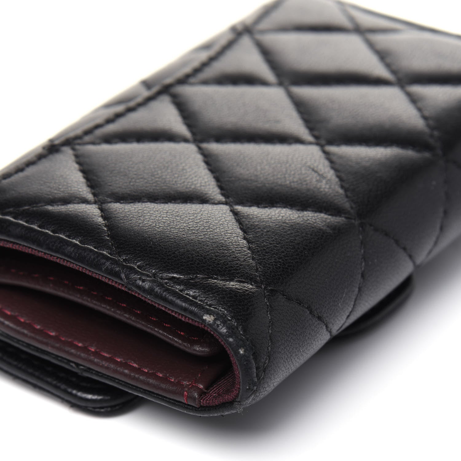 Chanel Lambskin Quilted 4 Key Holder Black 14 of 16
