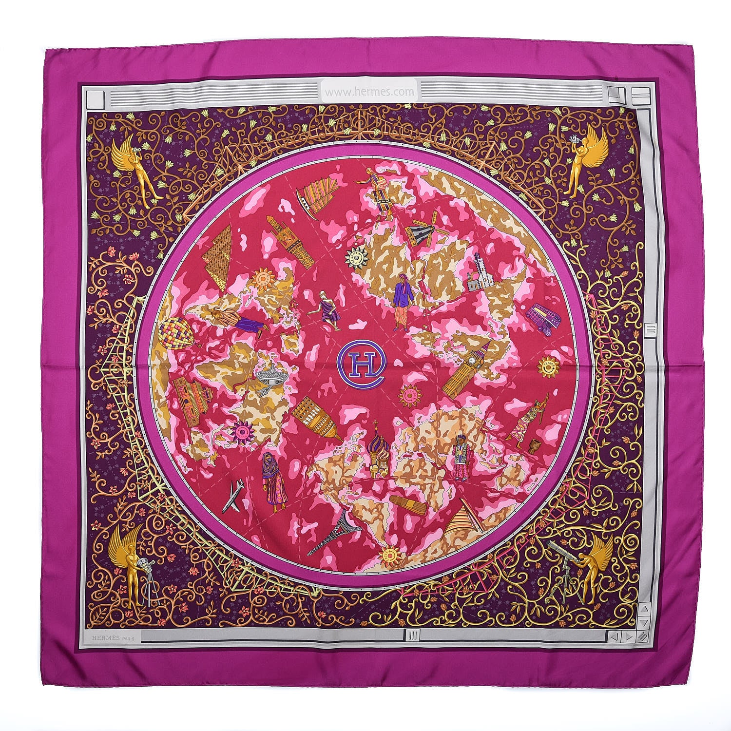 Hermes Silk www.hermes.com Scarf 90 1 of 11