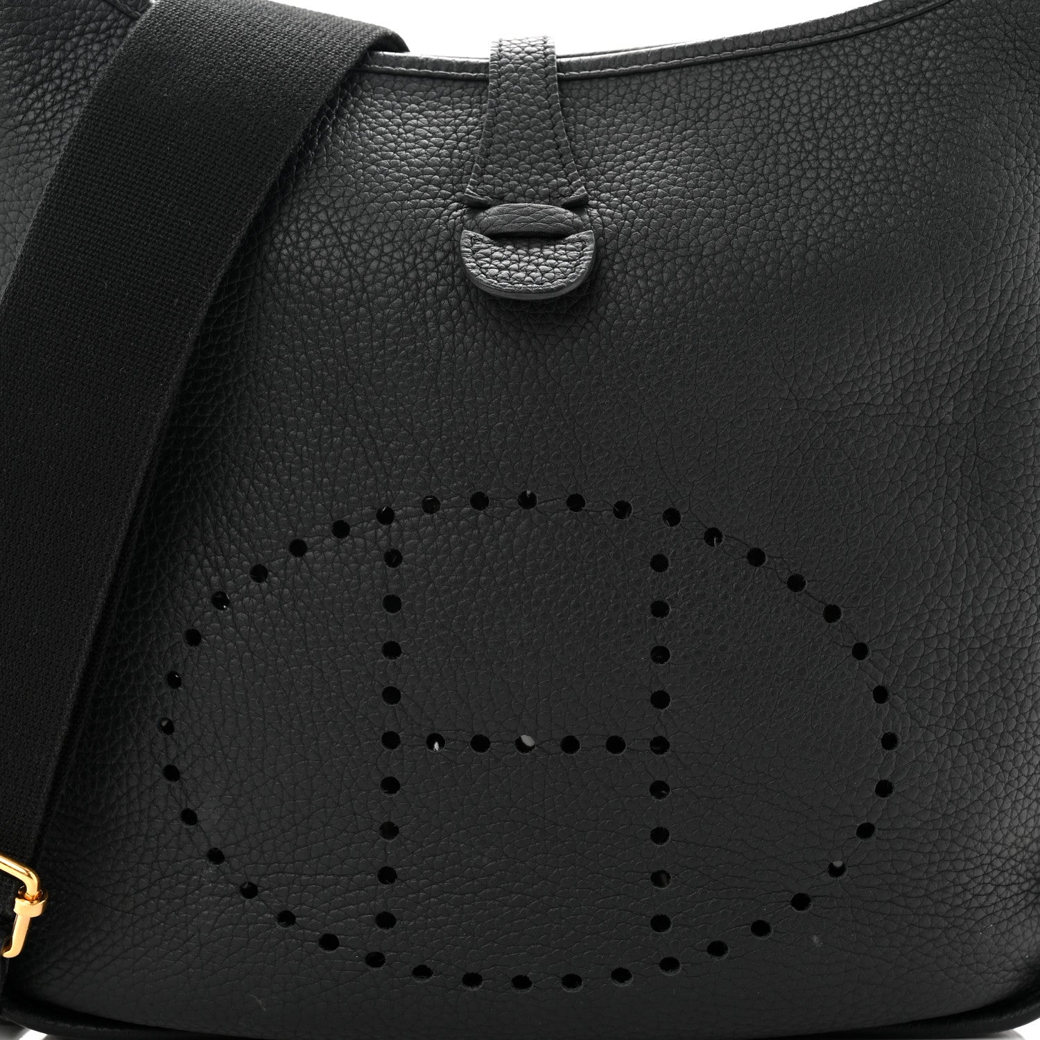 Hermes Taurillon Clemence Evelyne III PM Black PM Black 8 of 10