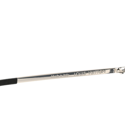 Louis Vuitton Metal The Party Shield Sunglasses Z1056E Black 5 of 10