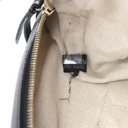 Gucci Pebbled Calfskin Soho Chain Backpack Black 9 of 16