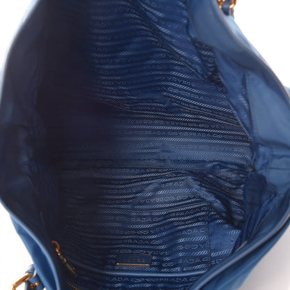 Prada Tessuto Nylon Saffiano Tote Cobalto 6 of 10