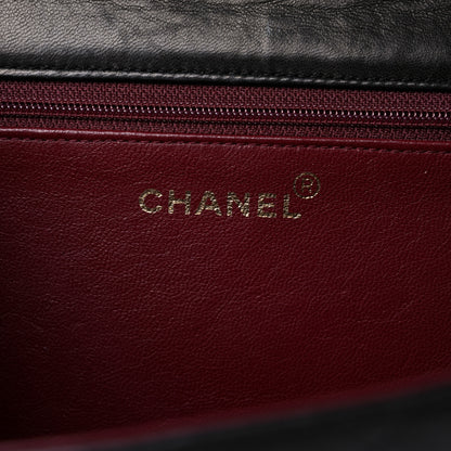 Chanel Lambskin Quilted Medium Single Flap Black 5 of 22